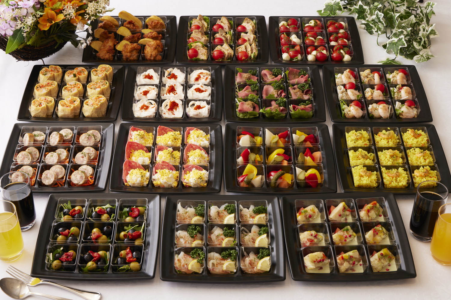 9名様分盛り付けイメージ