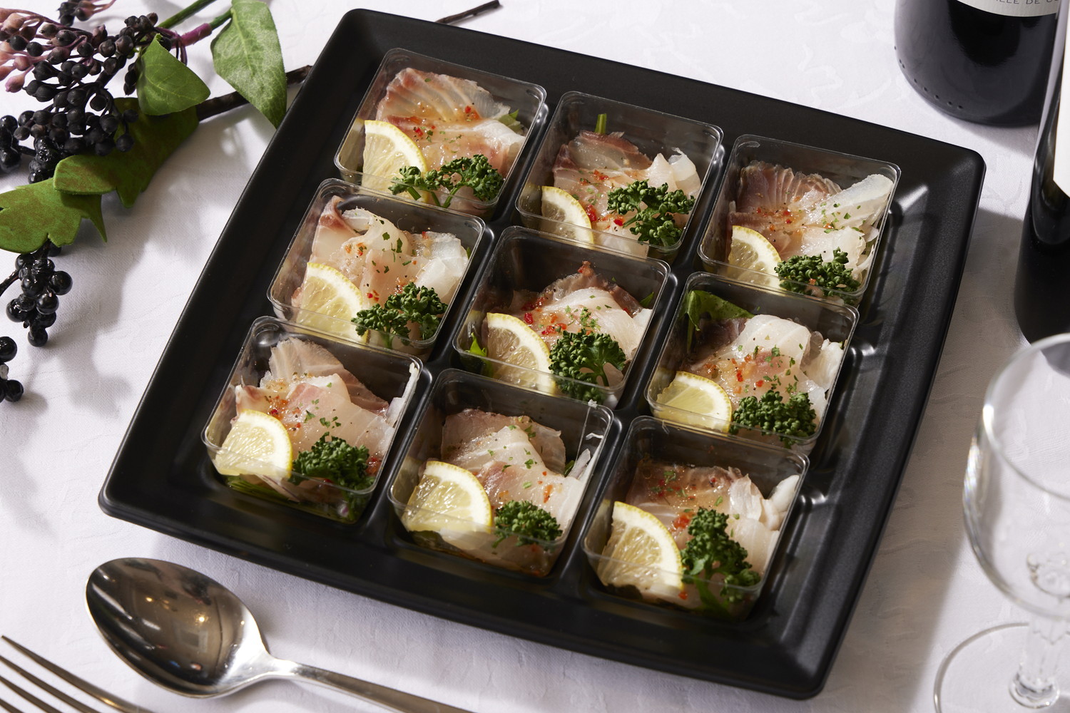 白身魚のカルパッチョ