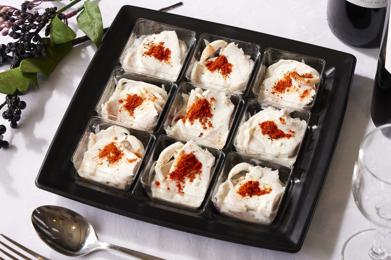 津軽鶏低温調理ホワイトポートのソース