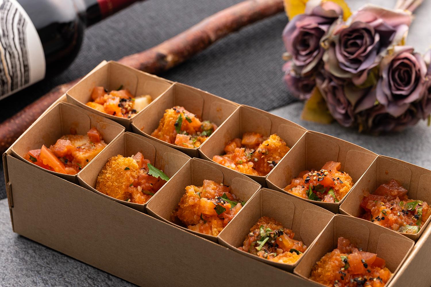 帆立フライ～フレッシュトマト―ス～