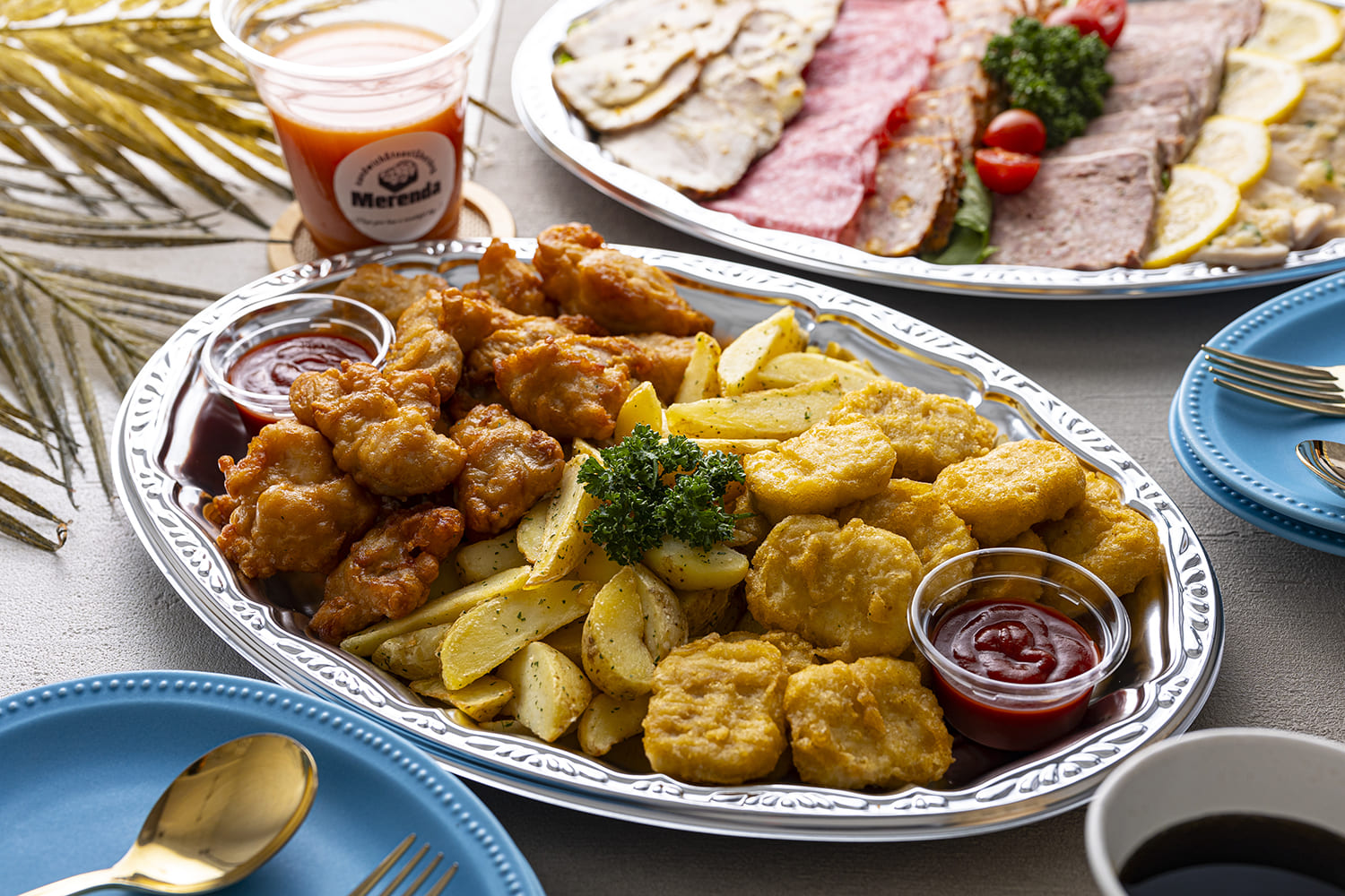 ・若鶏のからあげ・皮付きポテトフライ・チキンナゲット