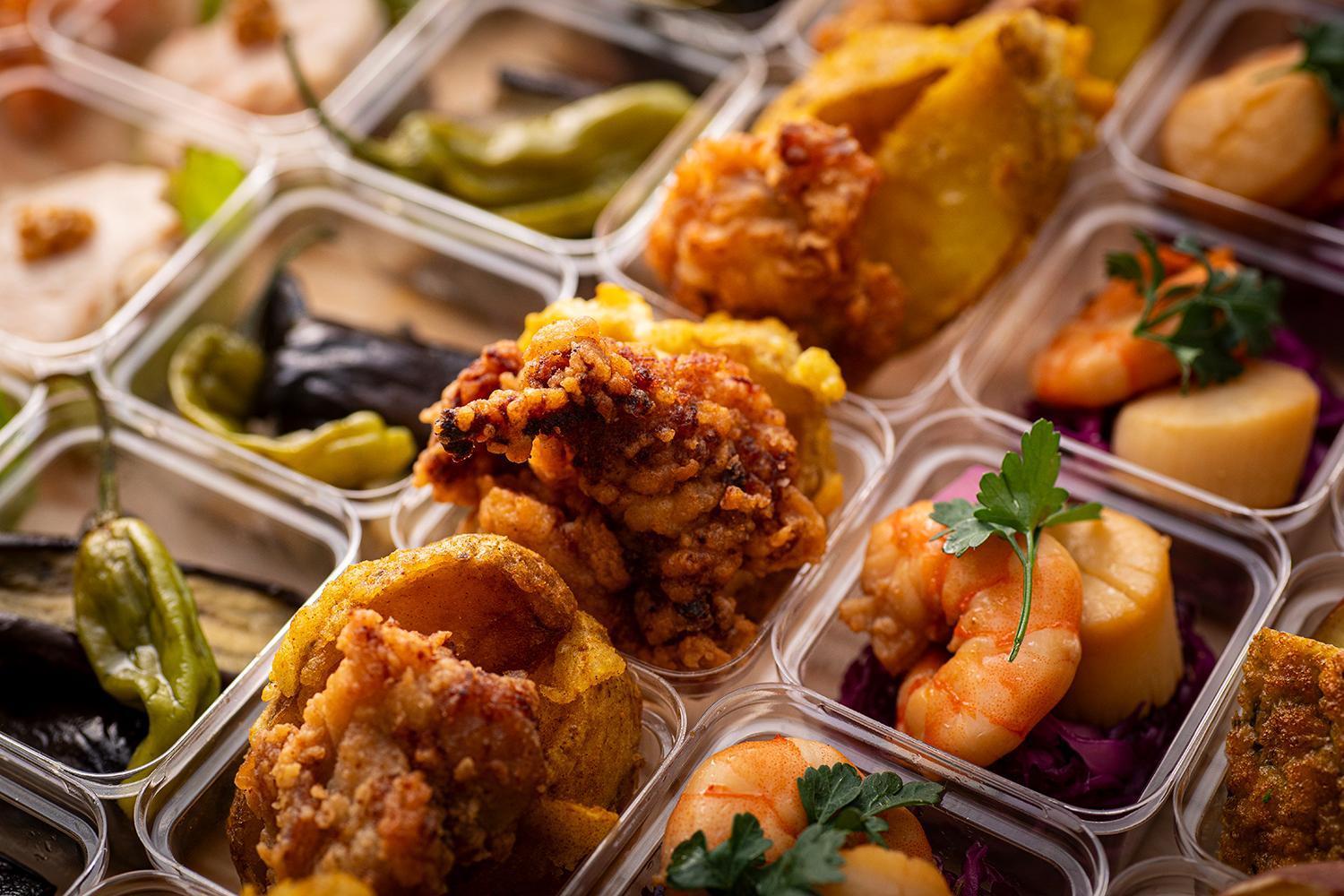 ・鶏もも肉のから揚げ・ポテト