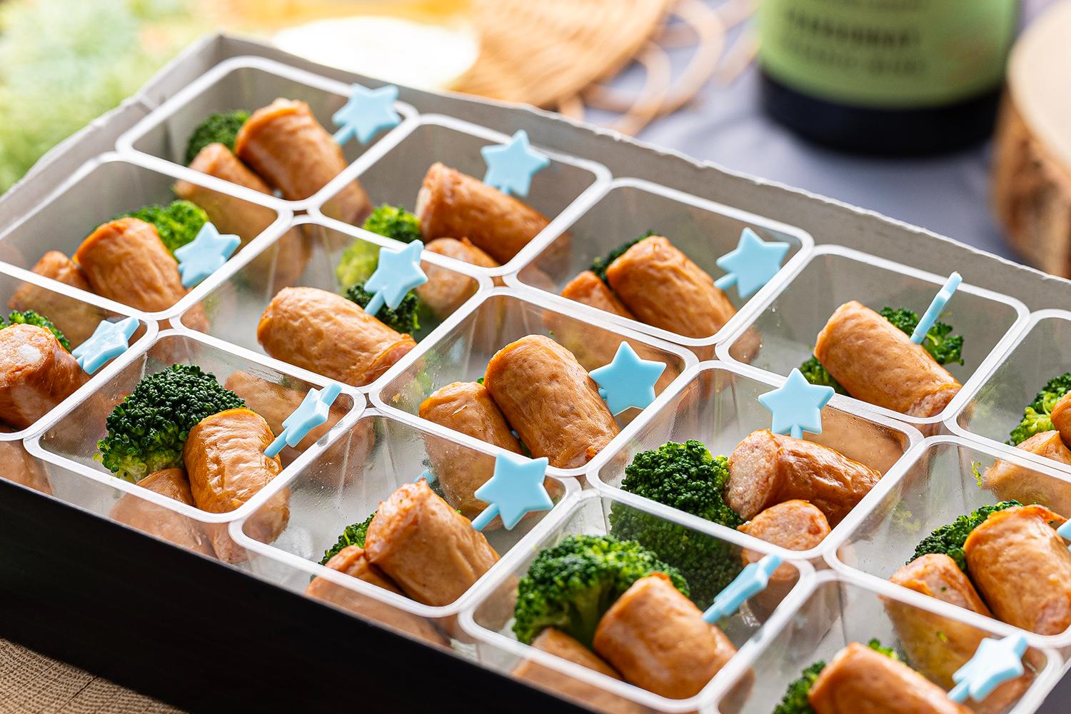 ポークウインナー&ブロッコリー