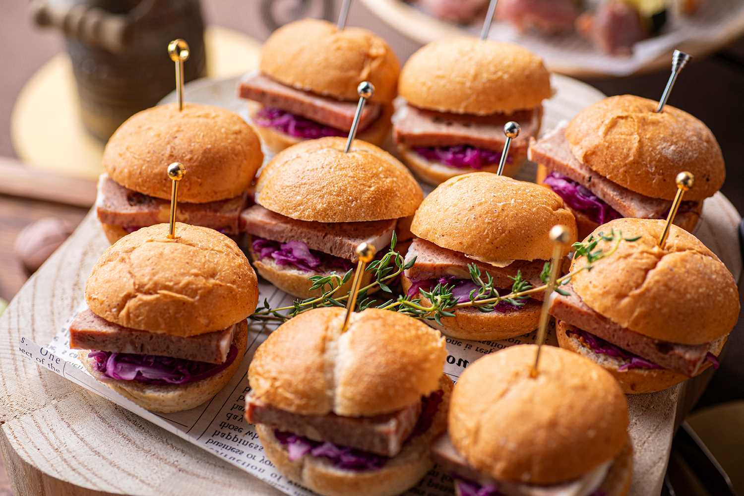 バリュエーションサンド(プチパテバーガー)
※上記商品は半数分となります。