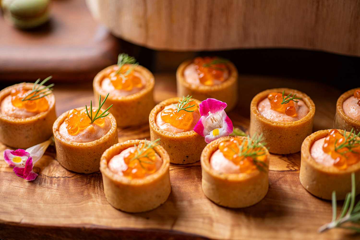 スモークサーモンリエットタルト