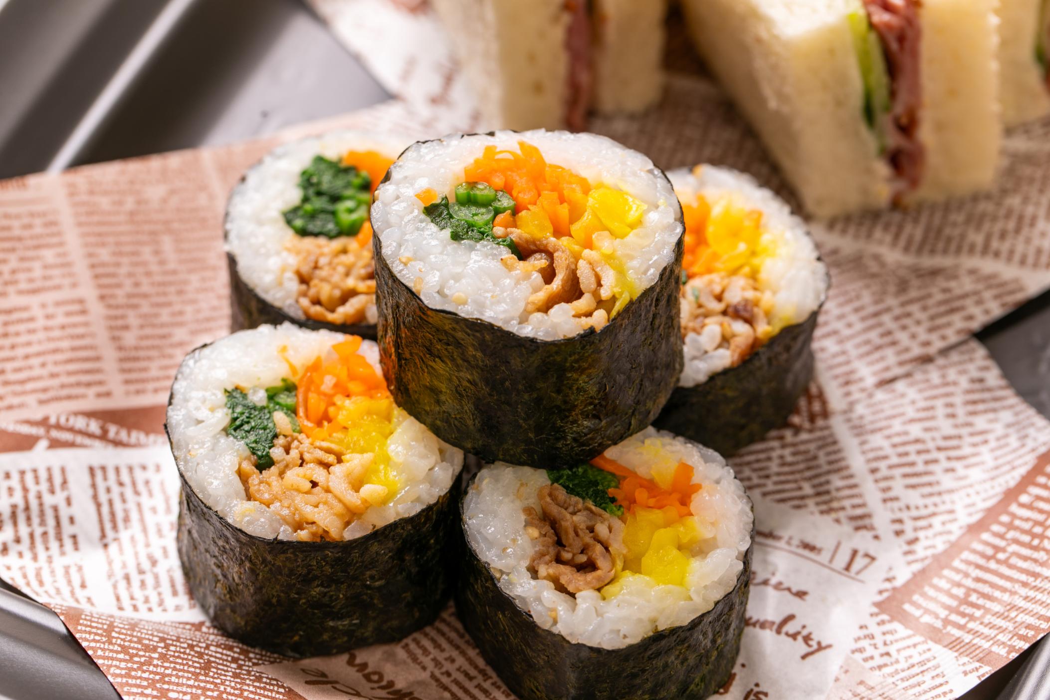 野菜たっぷり牛焼肉キンパ