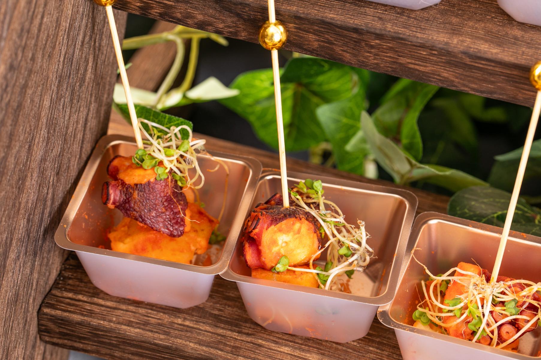 【春の期間限定20％割引￥4,400→￥3,520】【全10品・スタッフ付き】シェフ焼き上げLIVEステーキ！握り寿司付きカジュアルケータリングプラン画像5