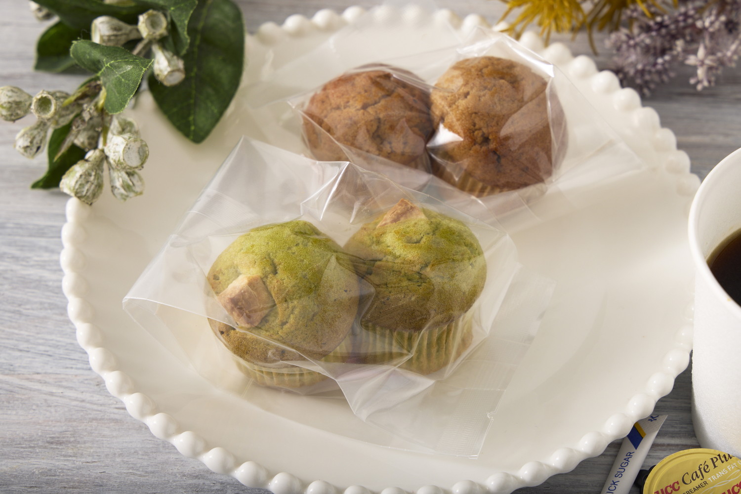マフィン（抹茶・カフェオレ）