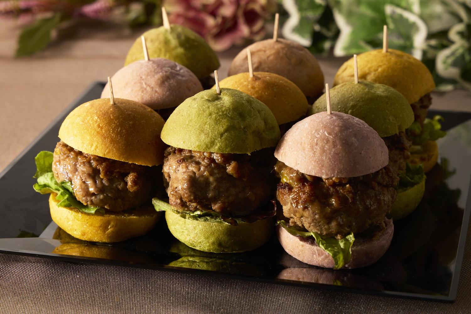 自家製ハンバーガー