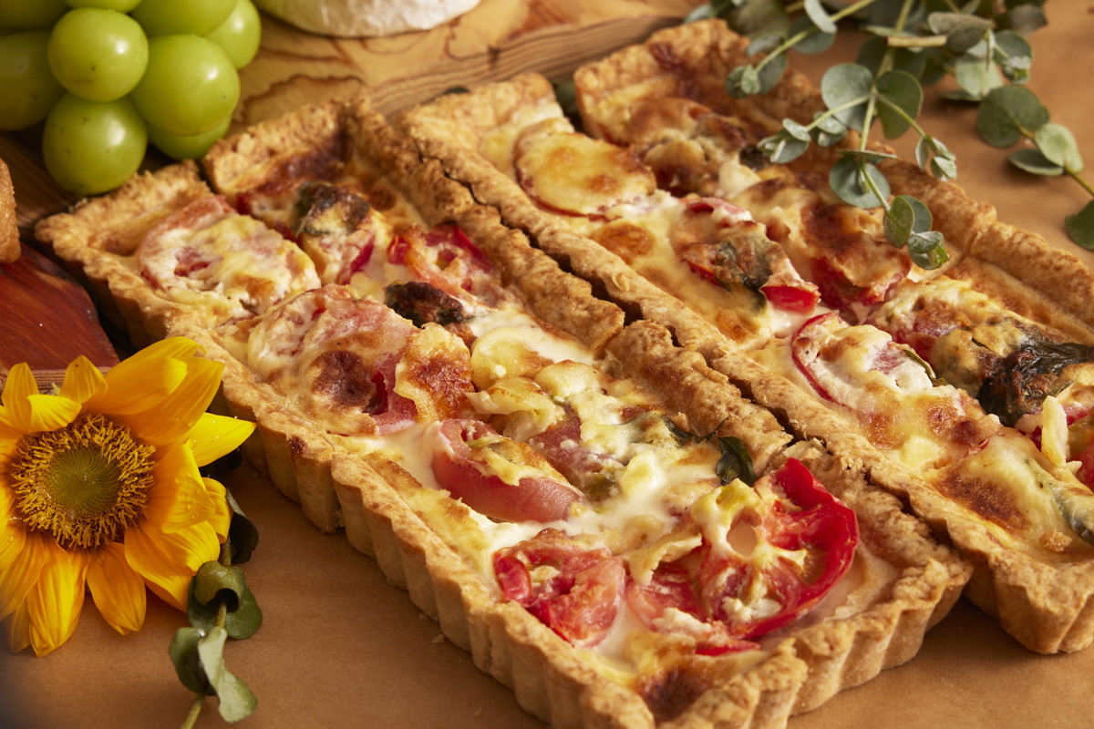 カプレーゼキッシュ