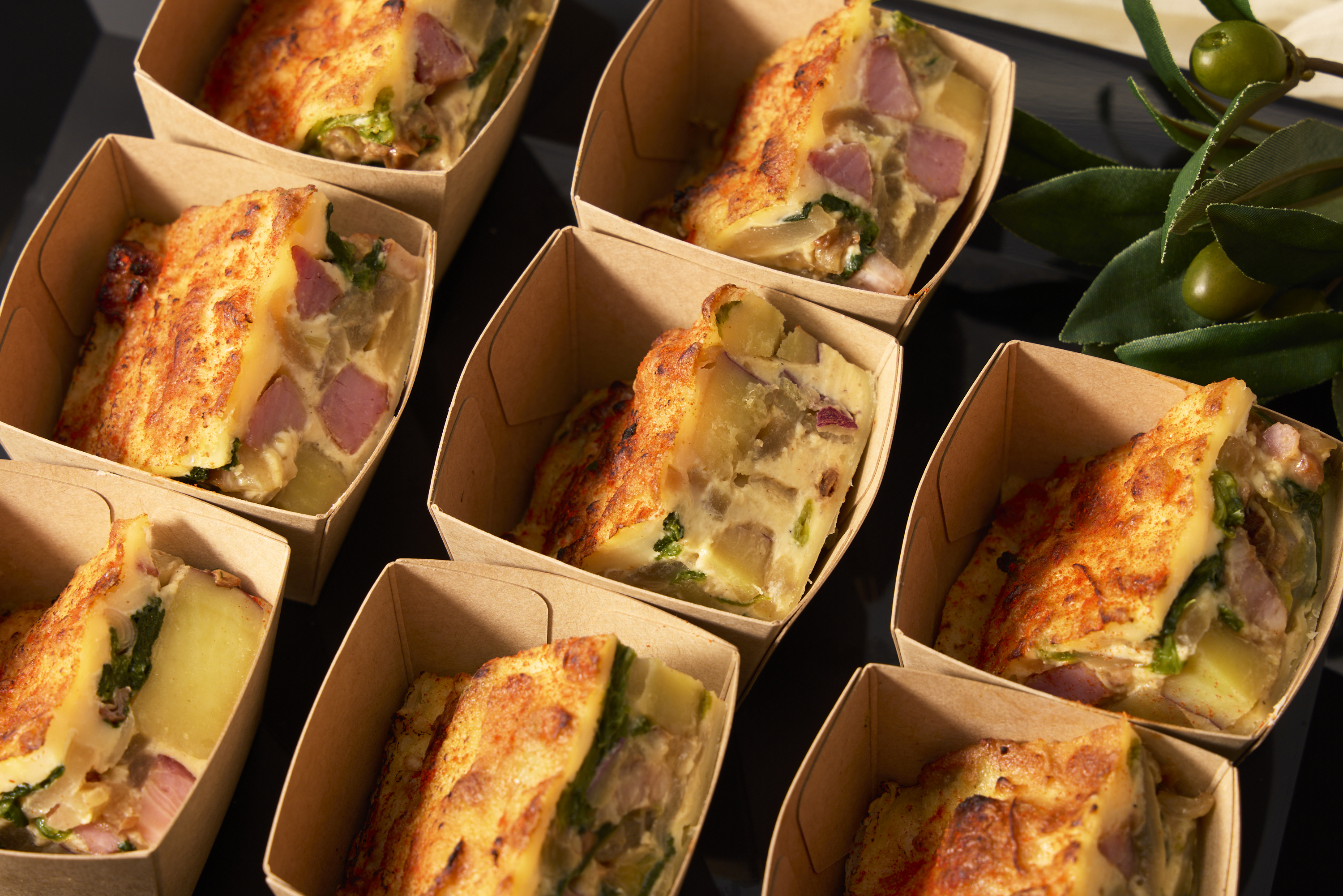 たっぷり旬菜とベーコンのキッシュ