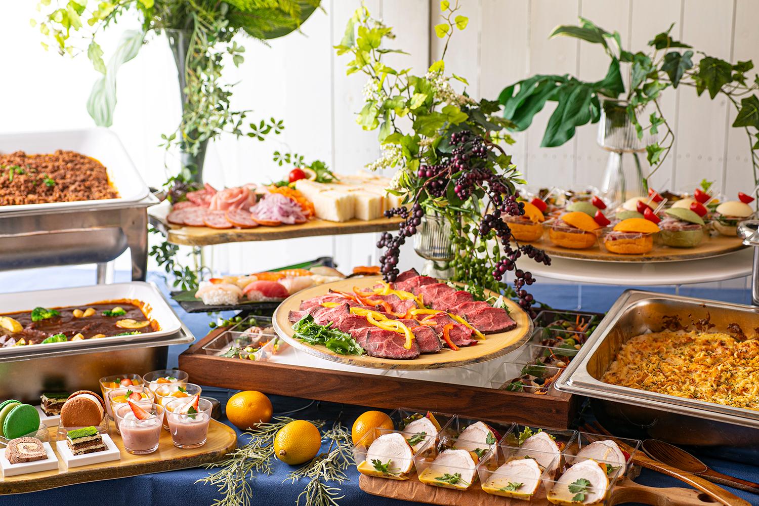 握り寿司付き洋食スペシャルケータリング(9人前イメージ)