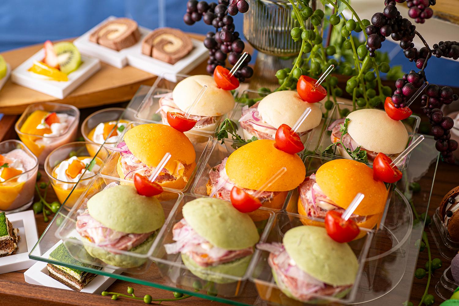 【フィンガーフード】ブリオッシュのパニーニ