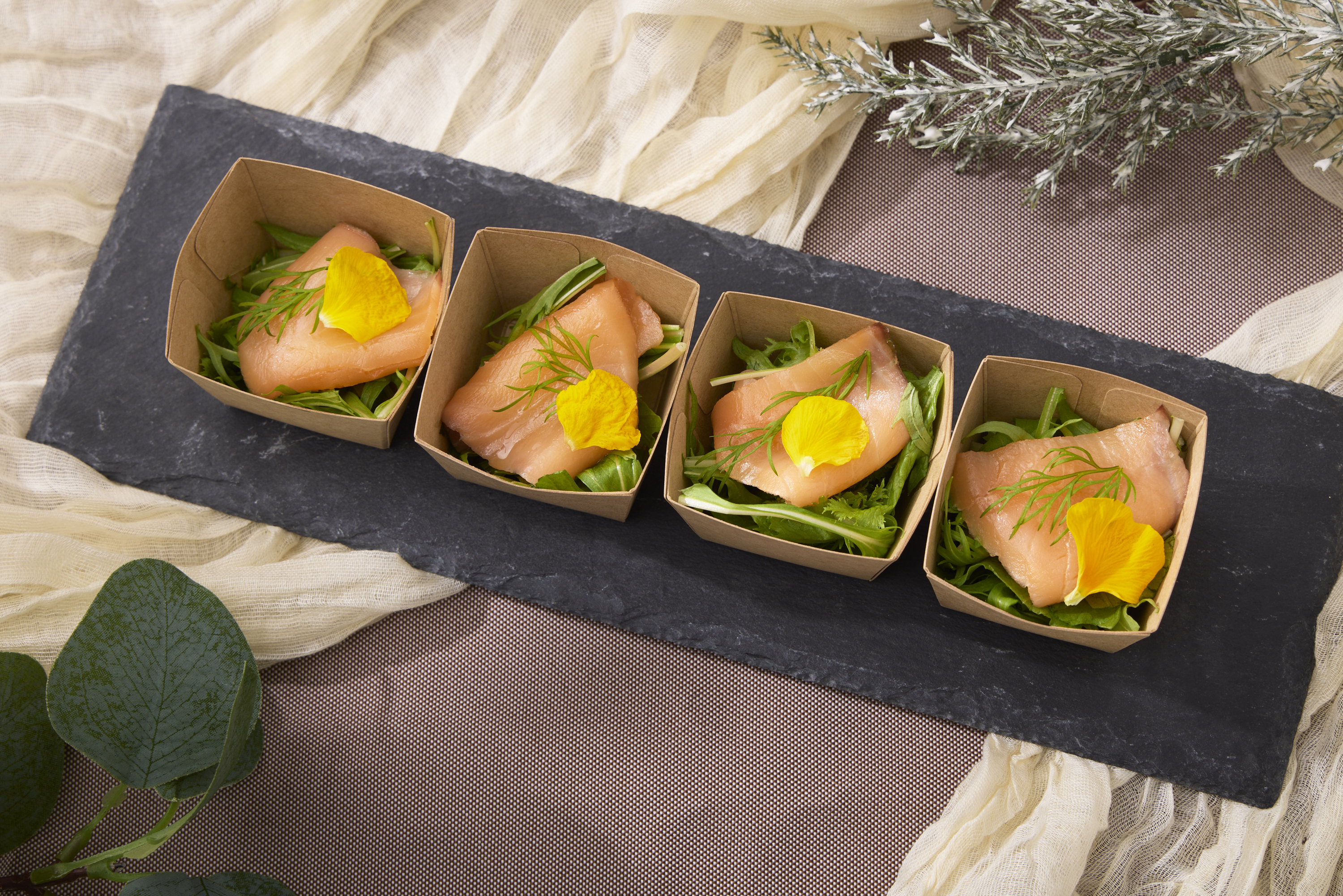 スモークサーモンのマリネ