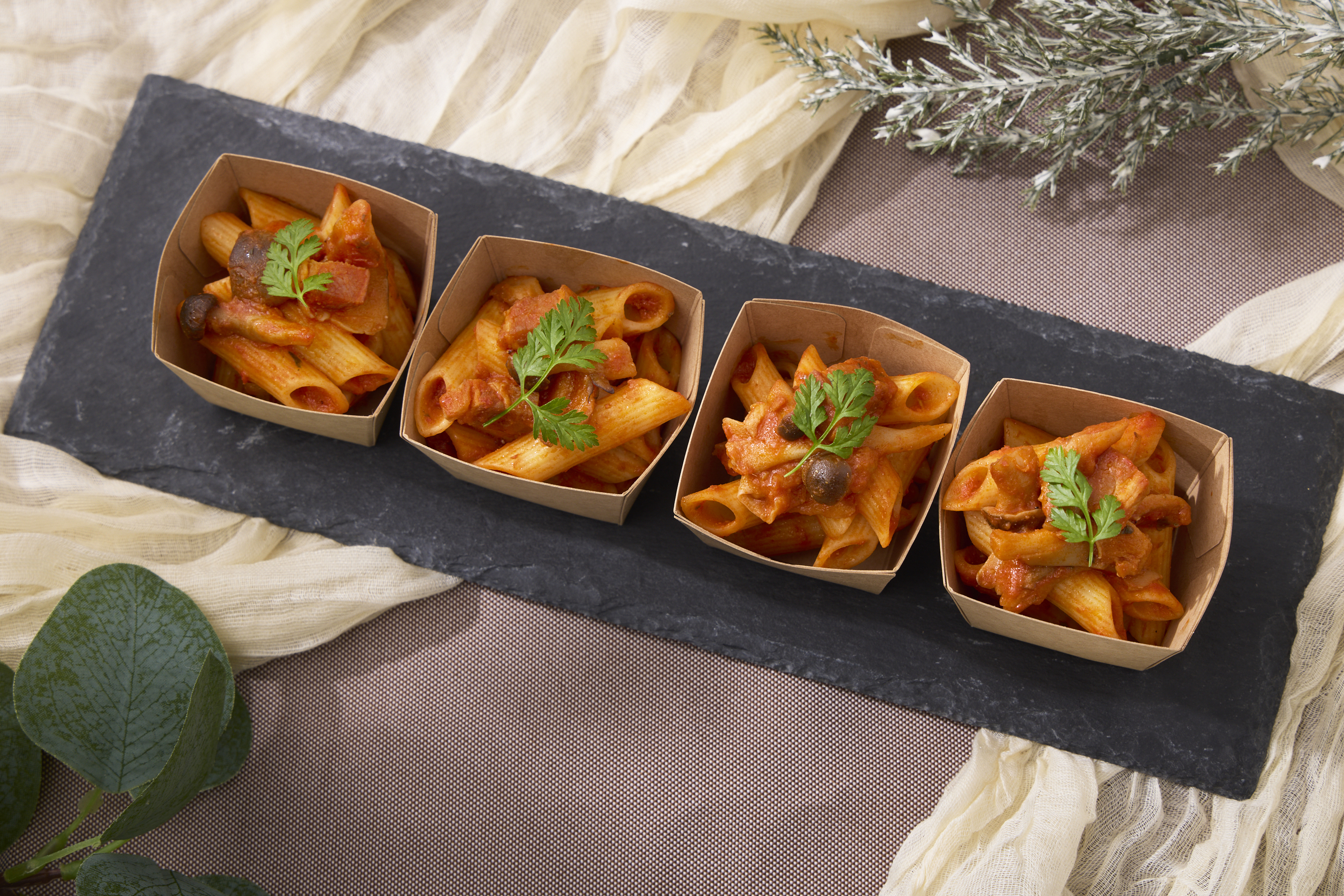 ベーコンのアラビアータ