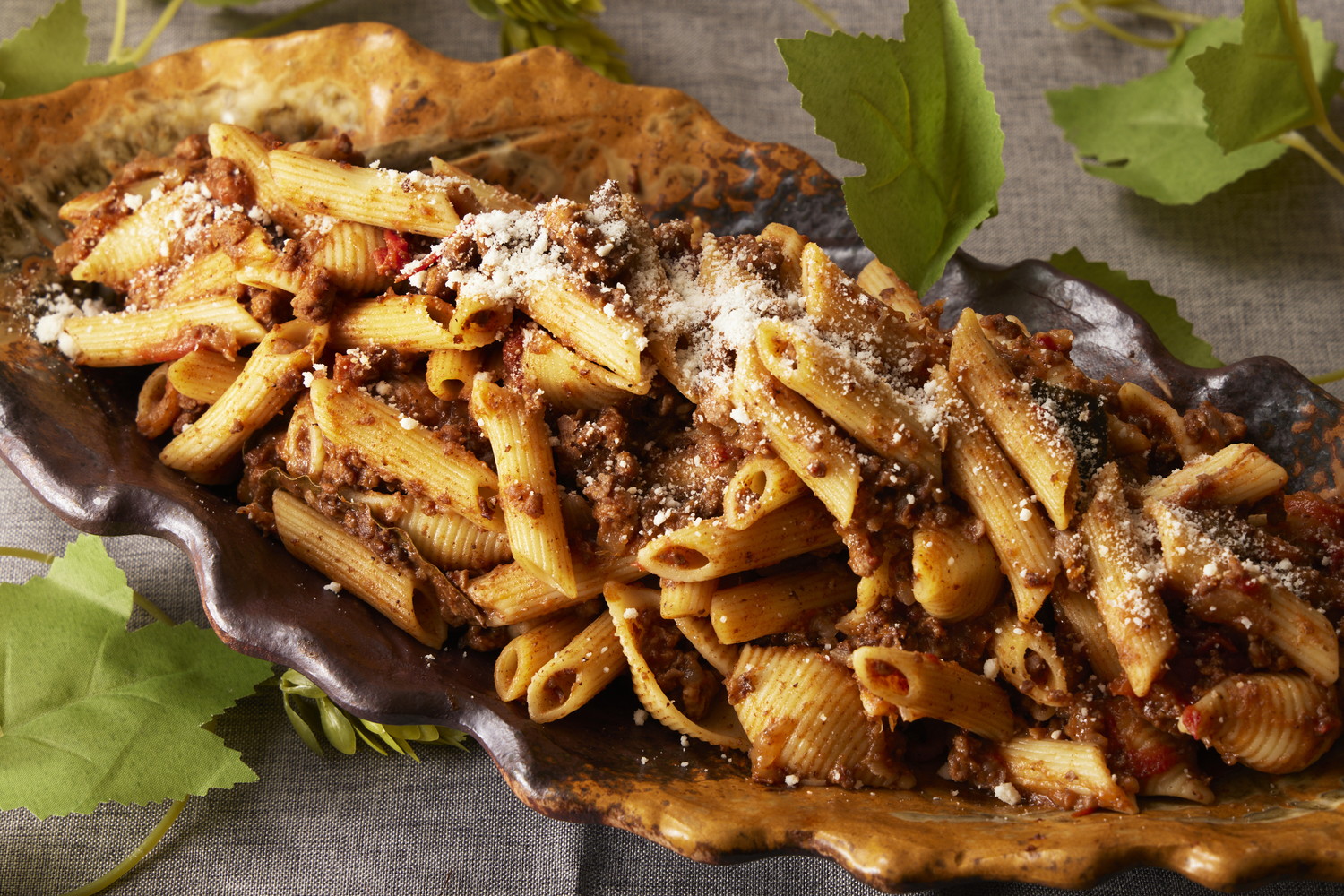 常陸牛のボロネーゼ　ペンネリガトーニ