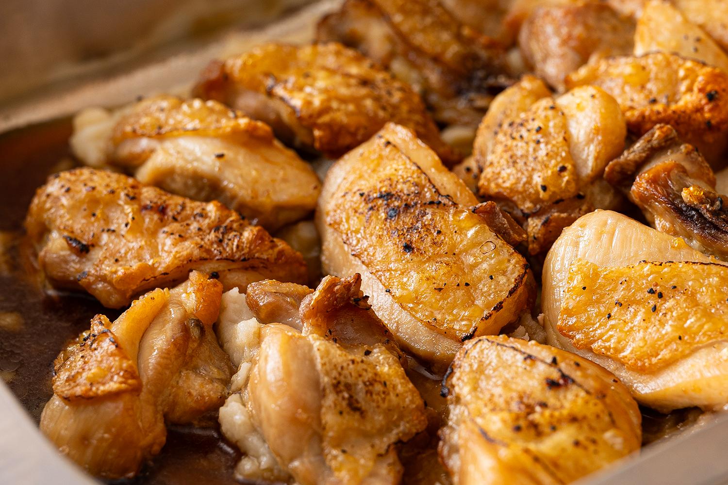 備中高原鶏のロースト 　ジャポネーゼソース