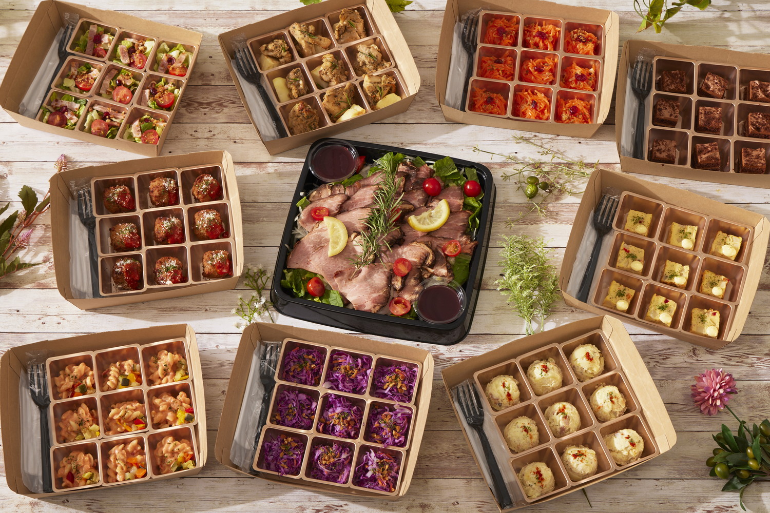 ドカンと人気のローストポーク スタンダード・ブッフェプラン画像0