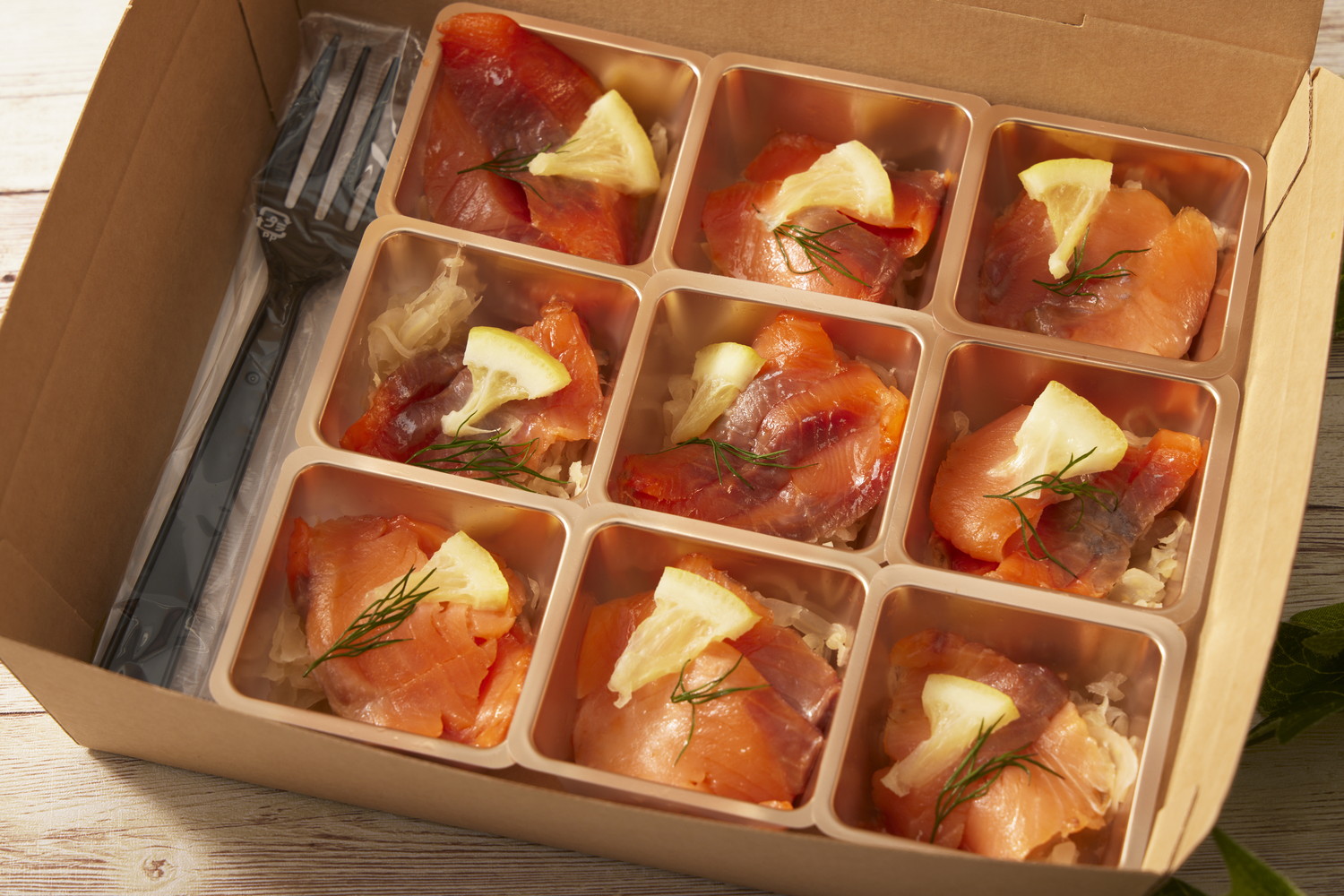 スモークサーモンのセビーチェ
