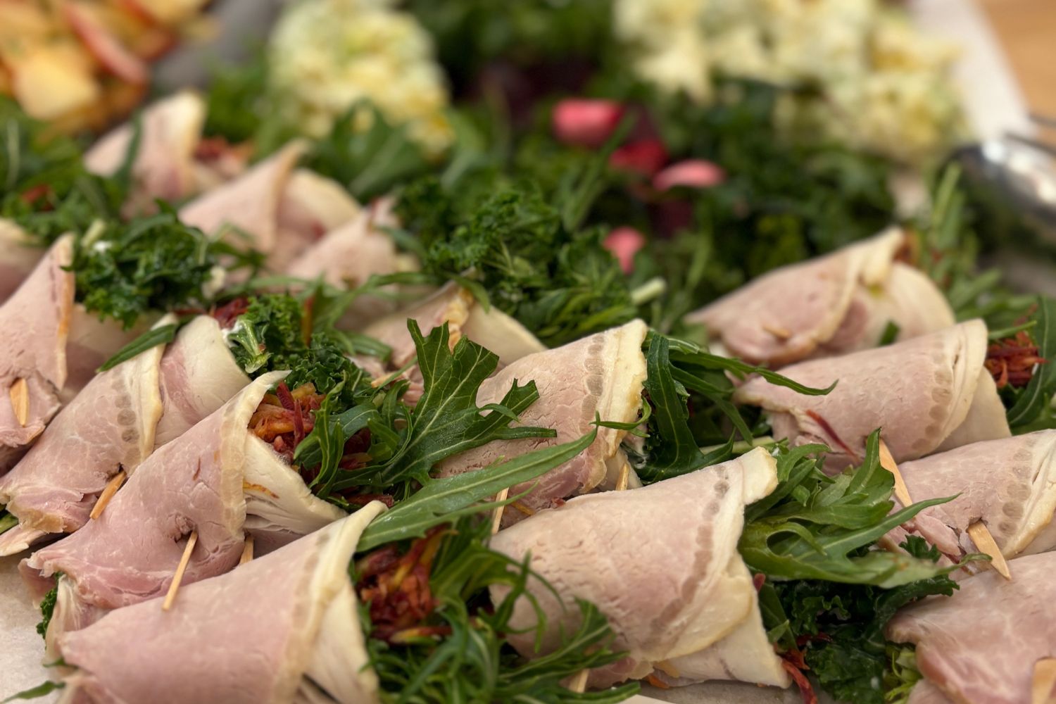 手作りハムのサラダブーケ