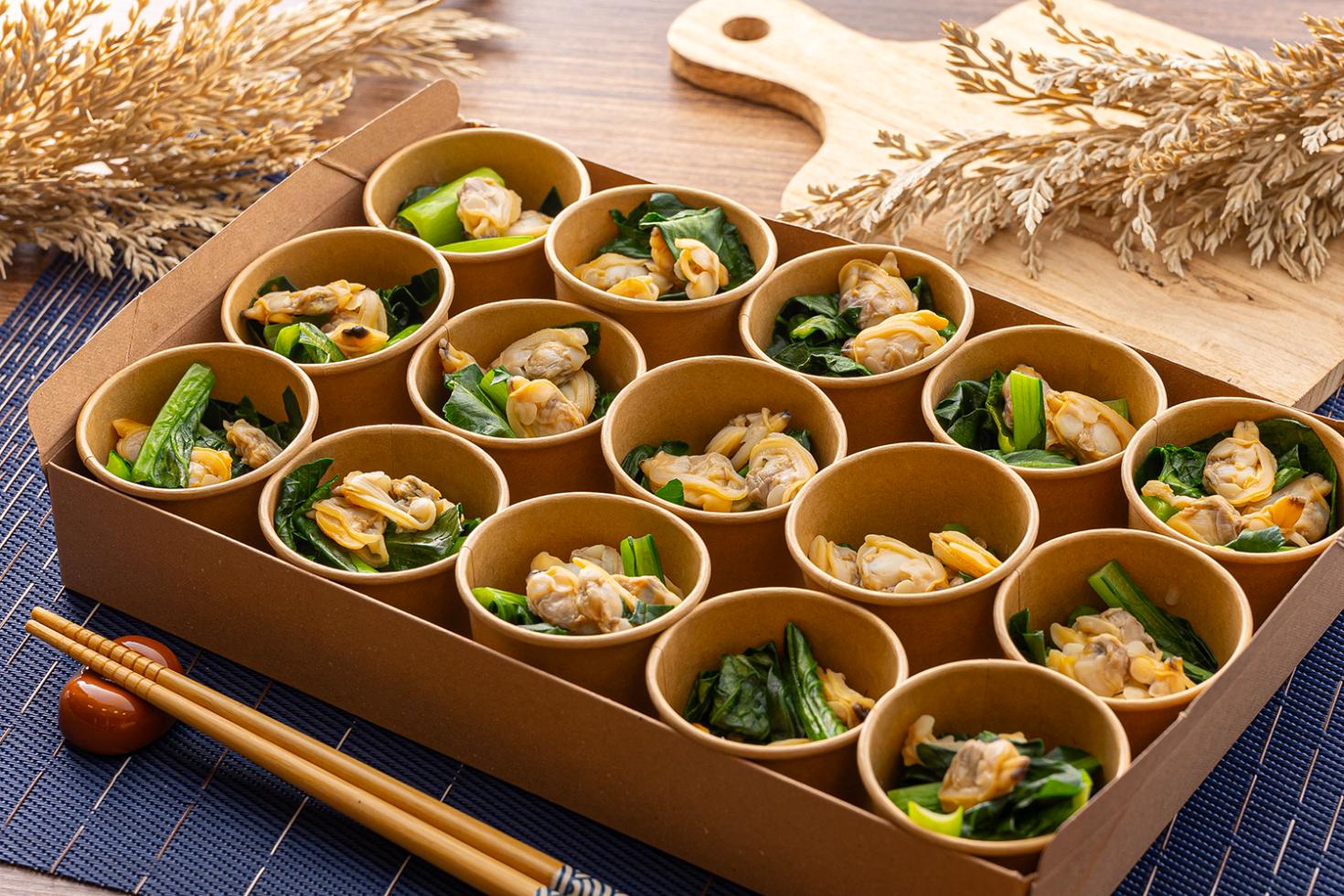 あさりと小松菜のだし浸し