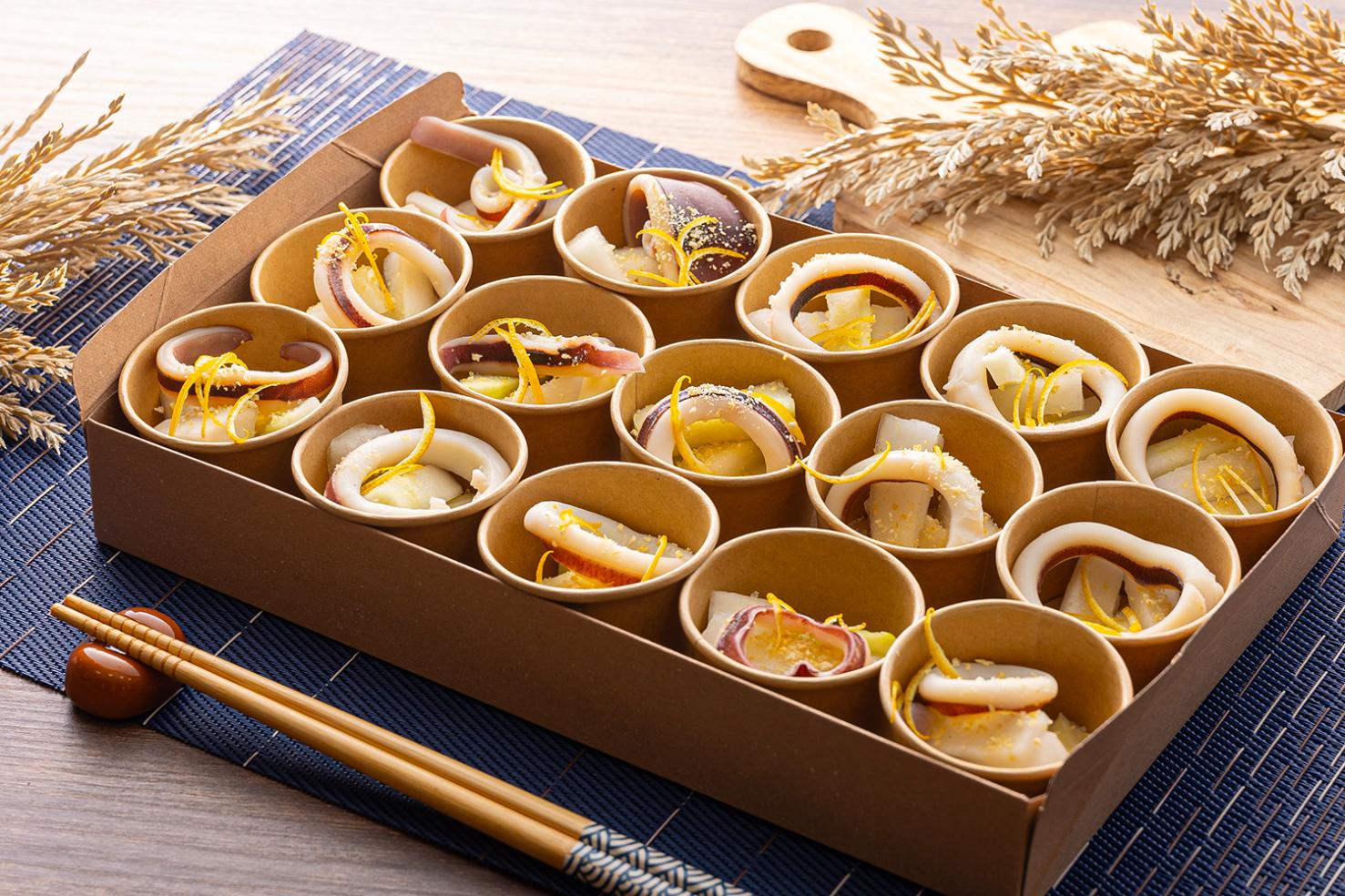 いかと大根の柚子塩マリネ