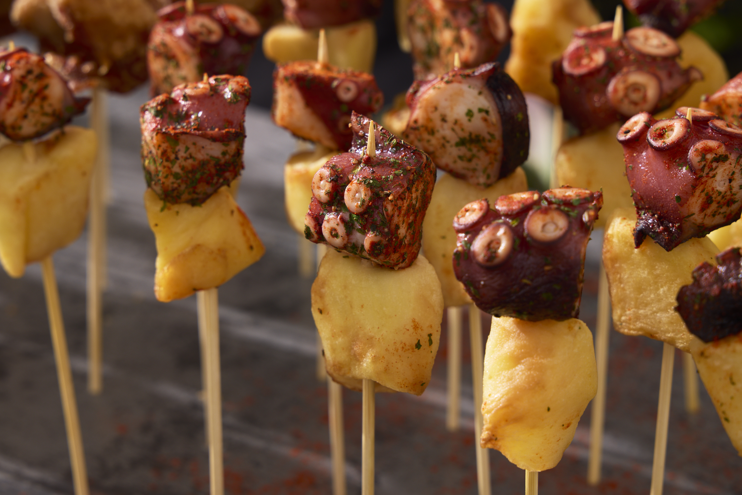 真蛸とジャガ芋のガリシア風