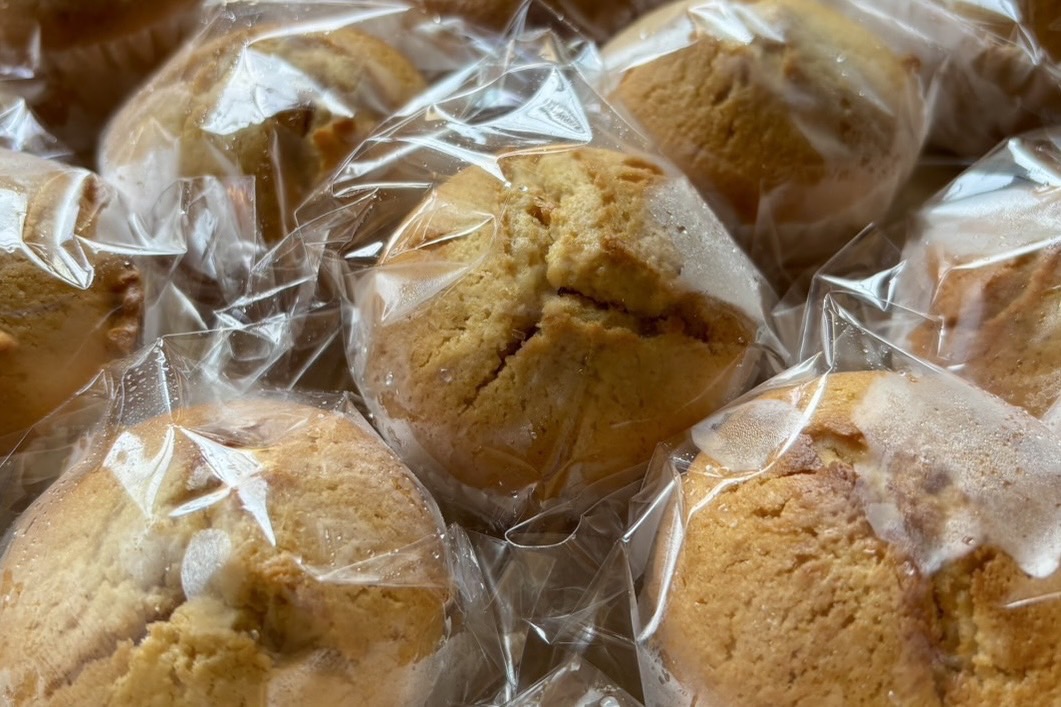 あんこ入りマフィン