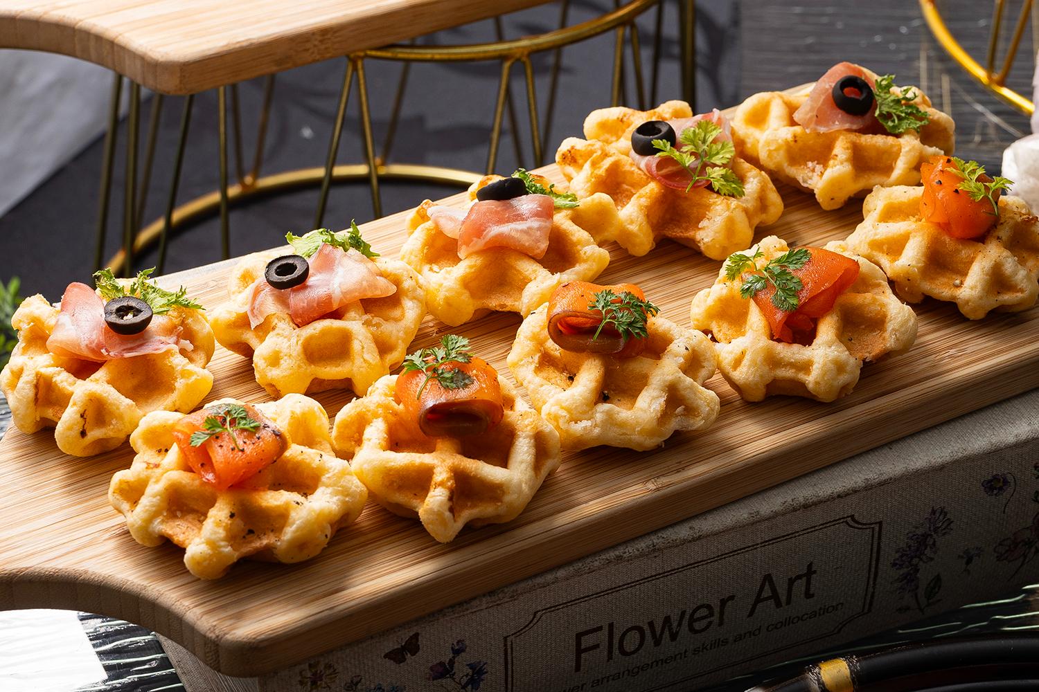 ブランチ風ワッフル