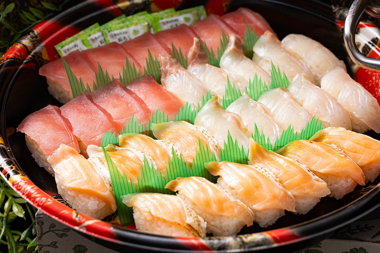 贅沢握り寿司（まぐろ・サーモン・鯛）