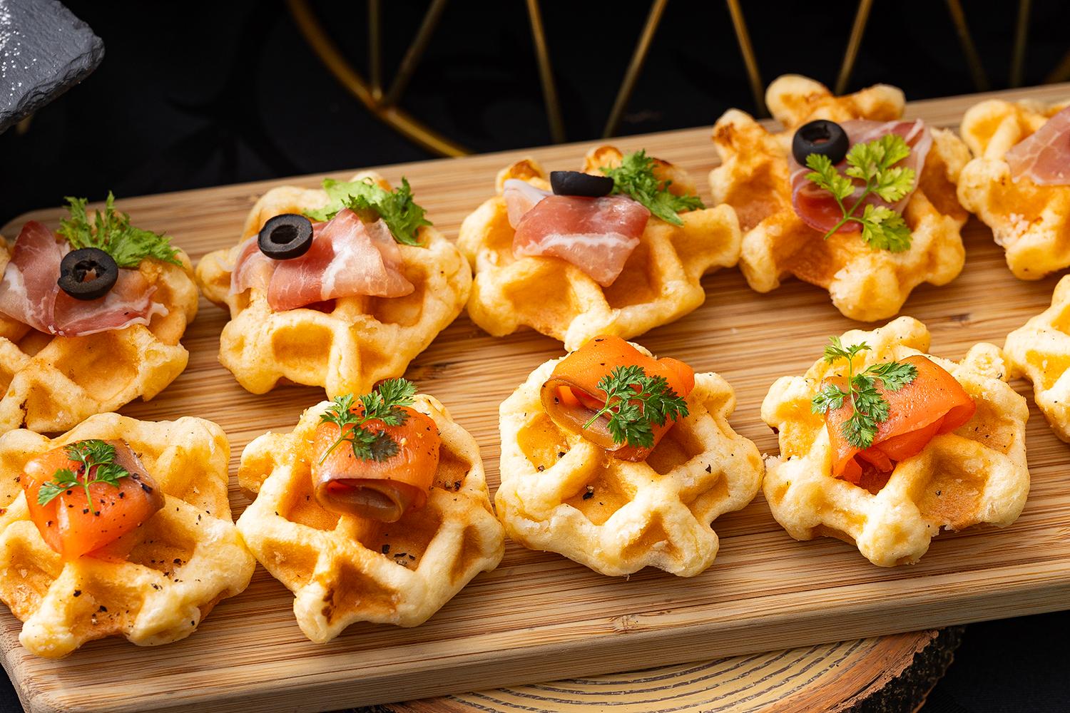 ブランチ風ワッフル