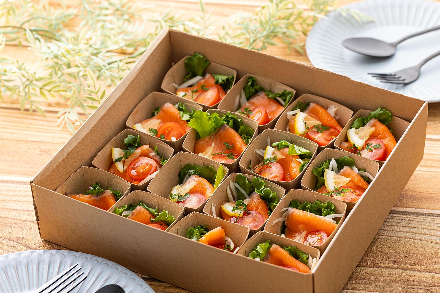 スモークサーモンマリネ