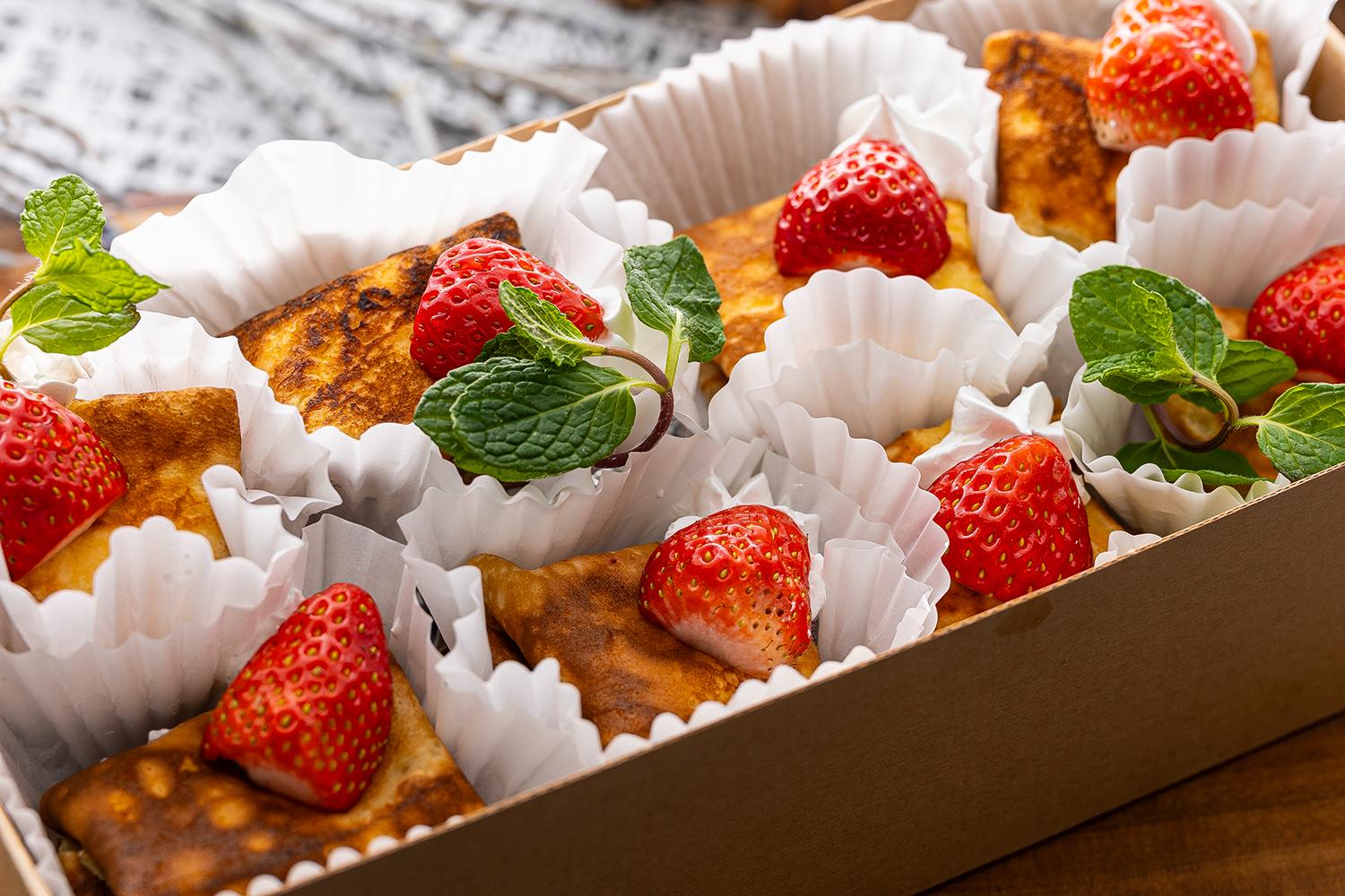 季節のクレープ