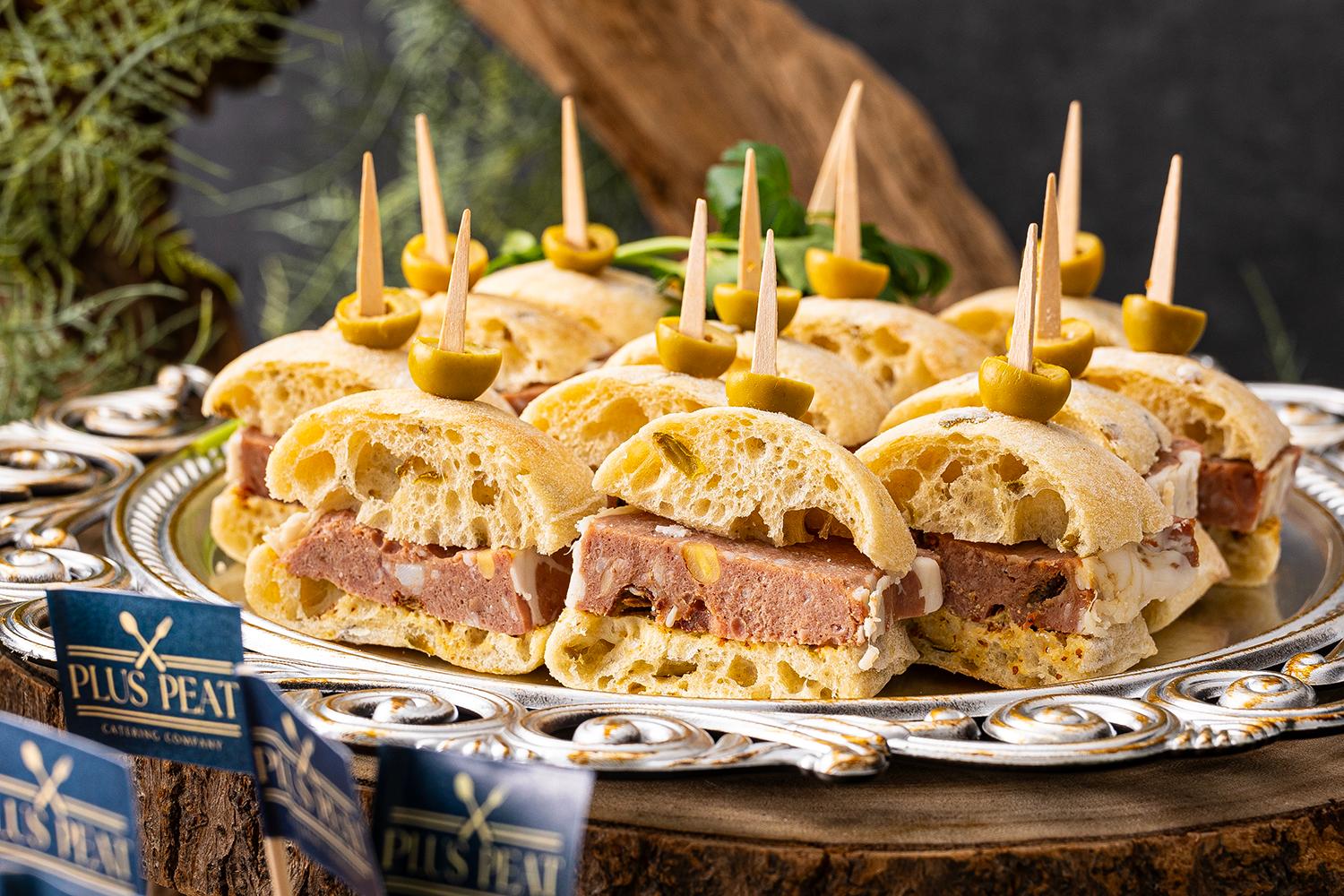 オリーブフォカッチャのパテサンド