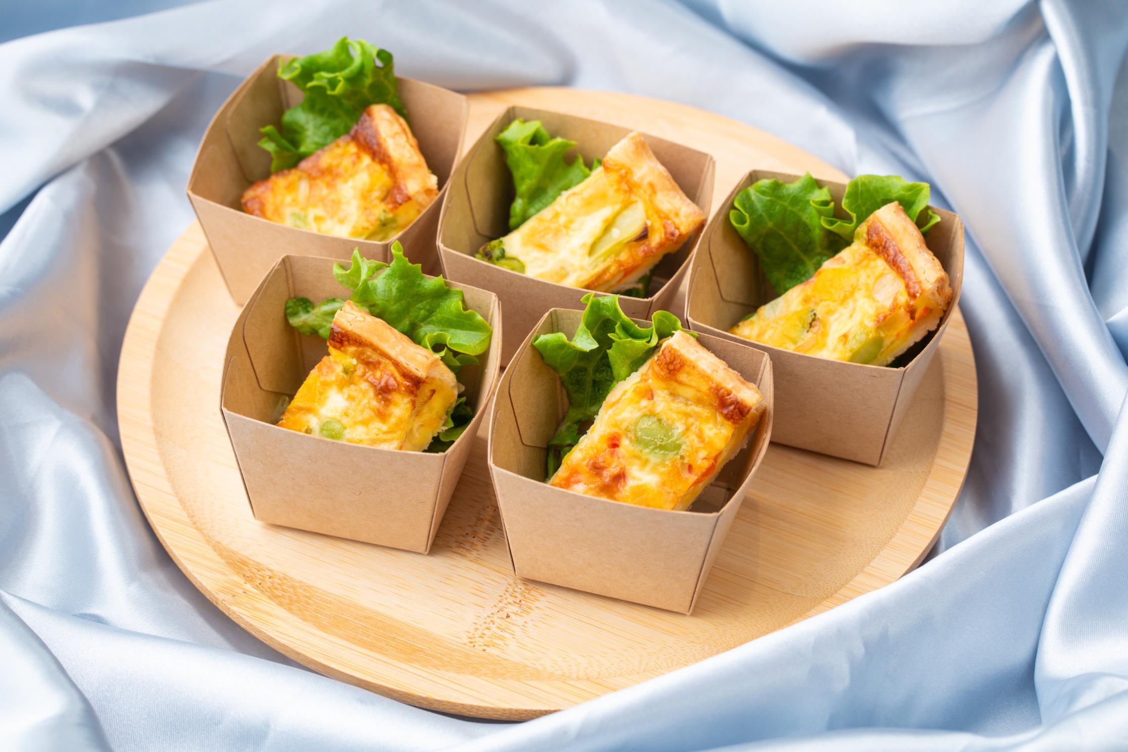 季節野菜のキッシュ