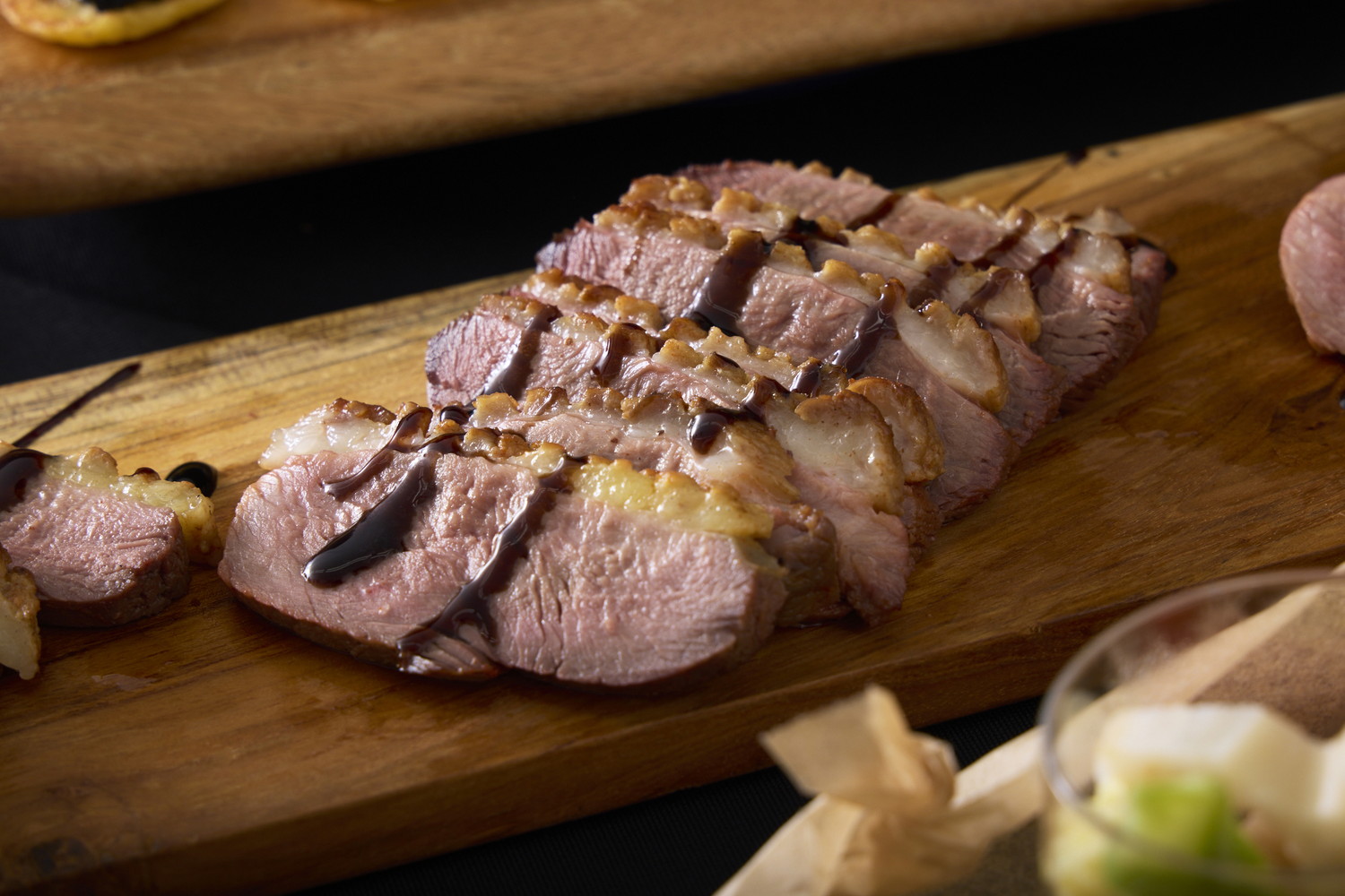 鴨の冷製、バルサミコソース