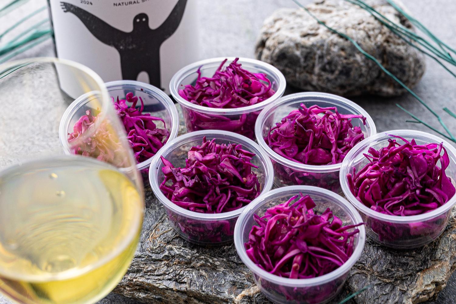  紫キャベツのラペ