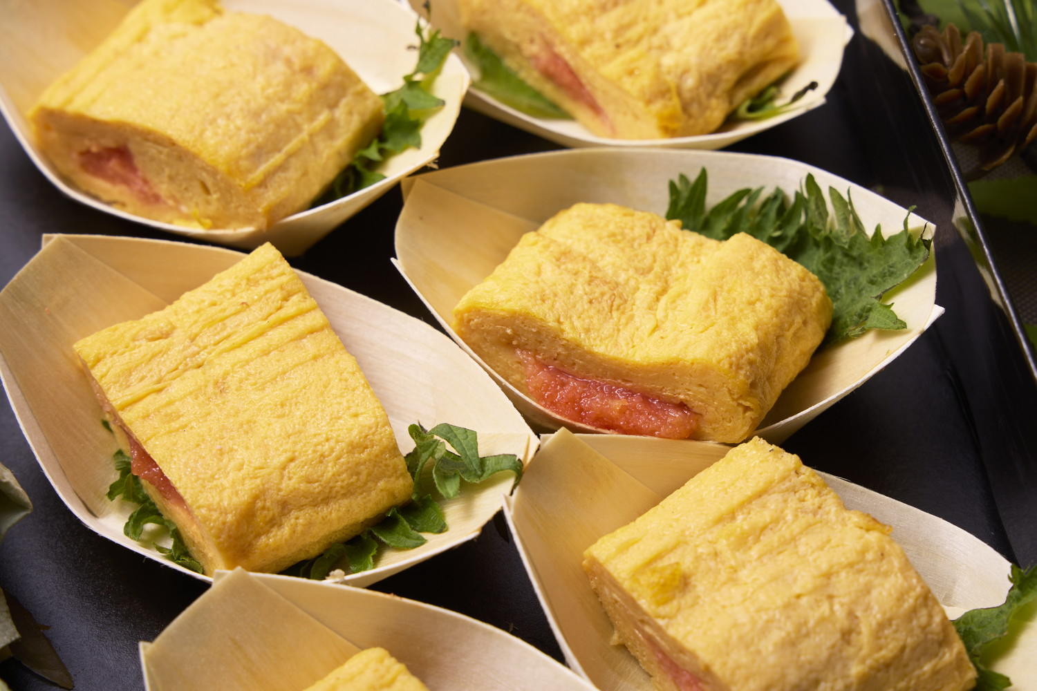 寿司職人の自家製「明太」だし巻玉子