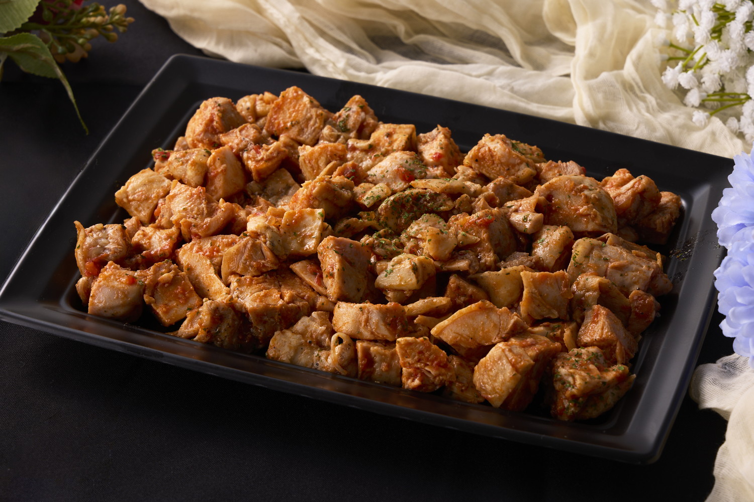 チキンの完熟トマト煮込み