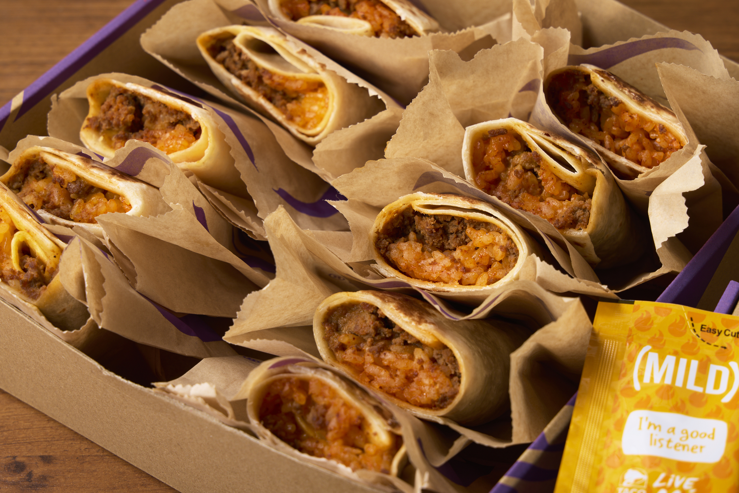 チージービーフブリトー