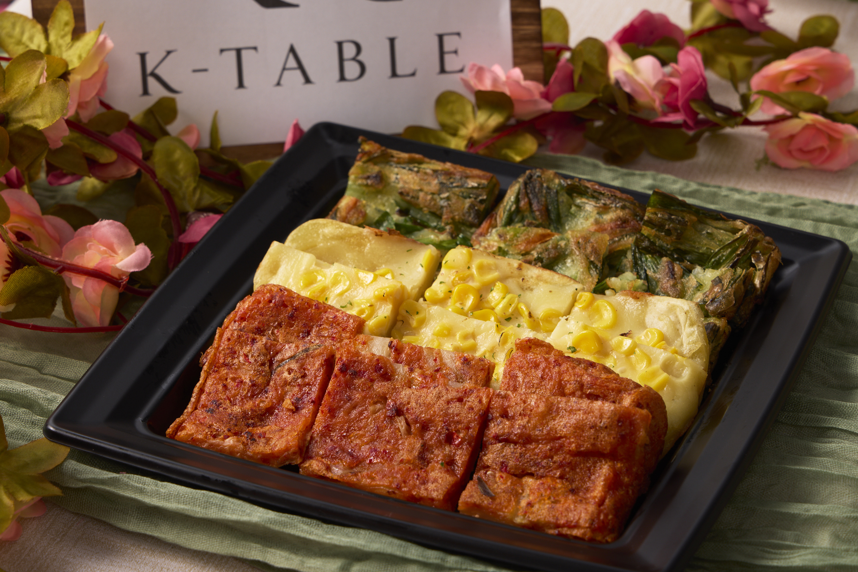 ⑩韓国チヂミ三種食べ比べ
