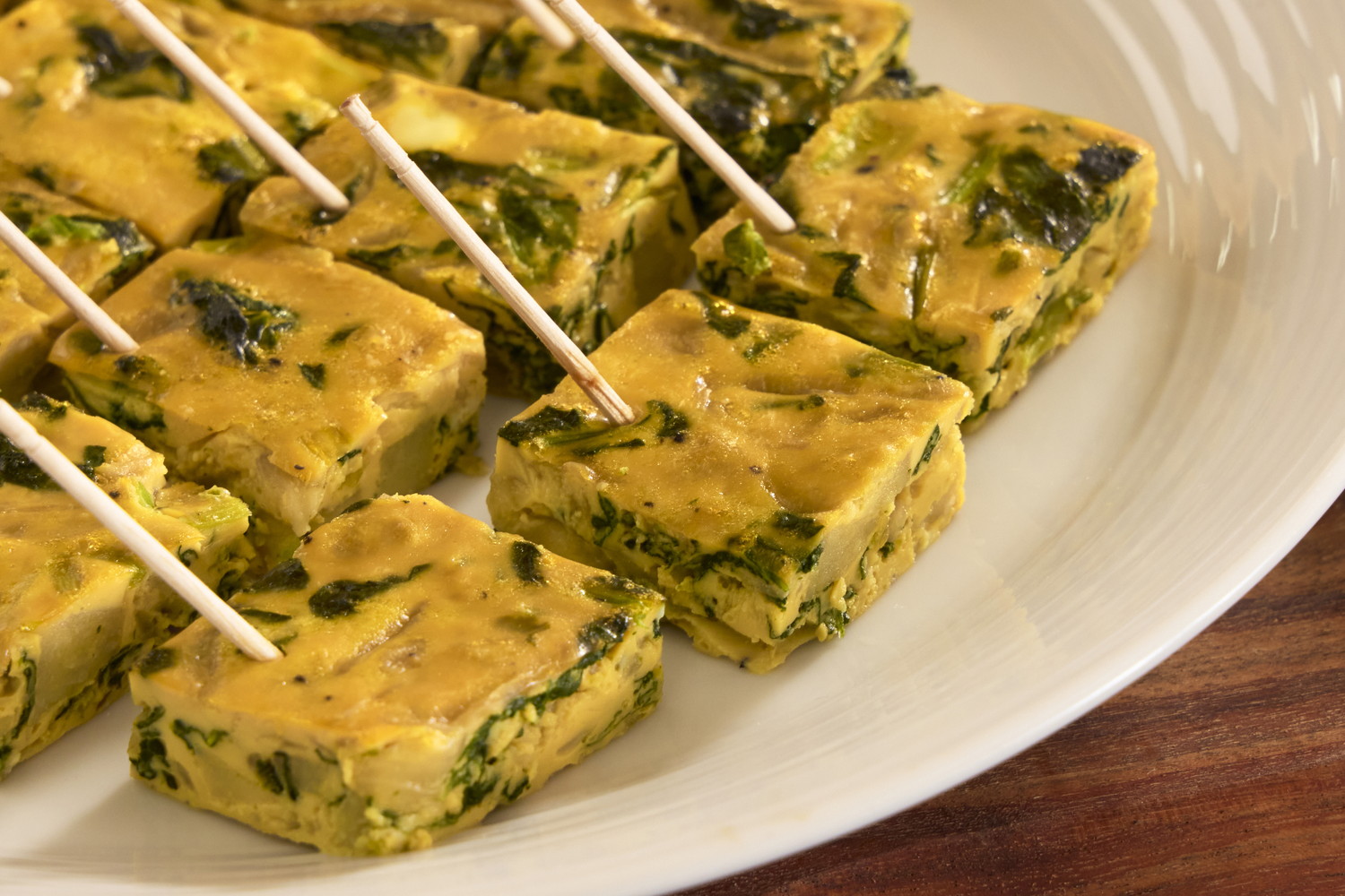 季節野菜のスパニッシュオムレツ