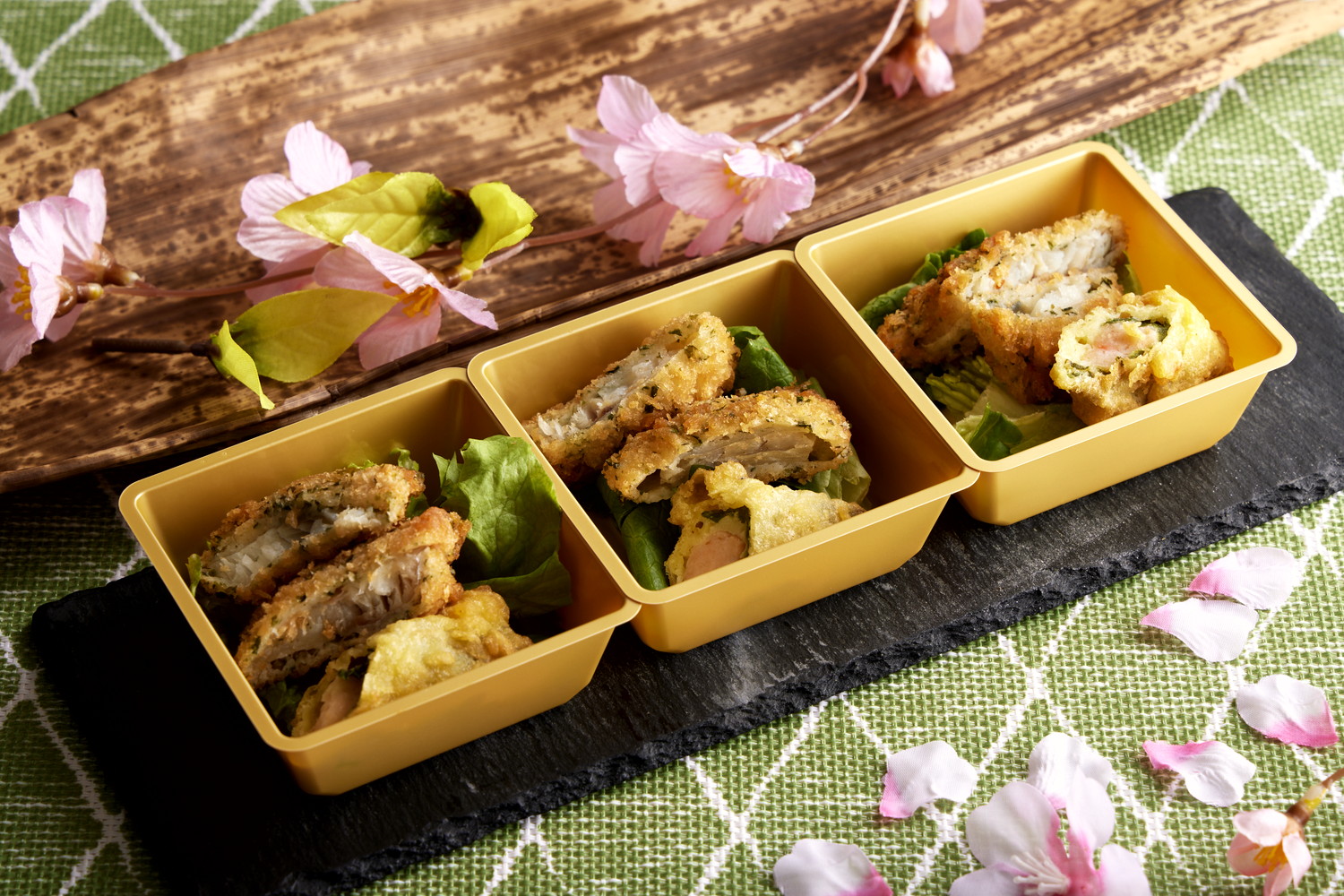 季節の揚げ物2種