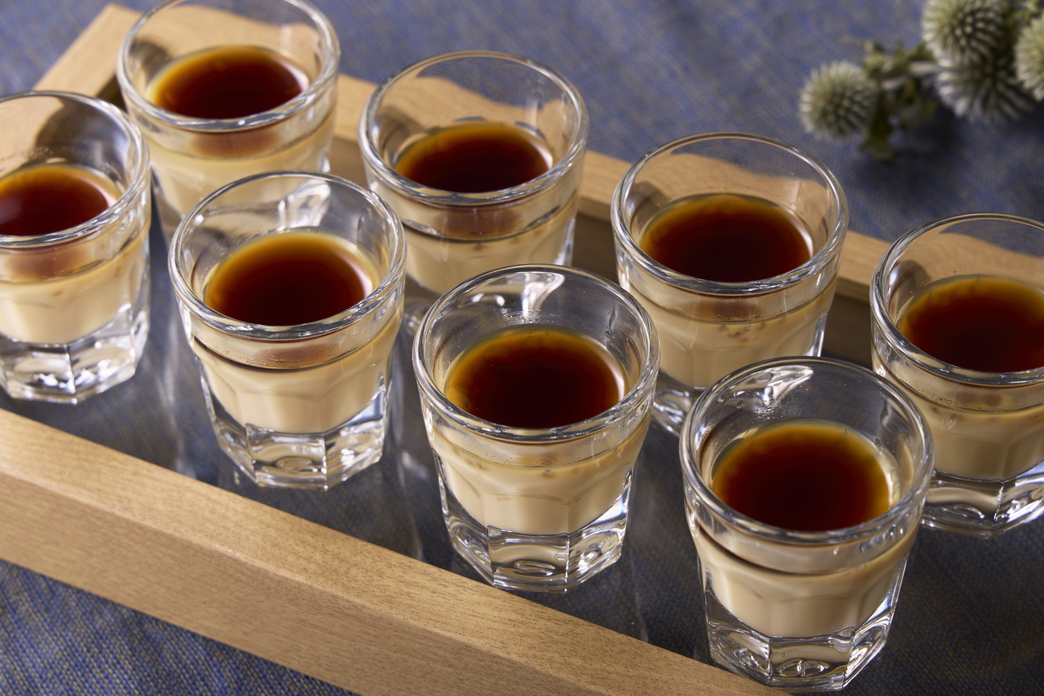 ブラウンピスタチオソースのプリン