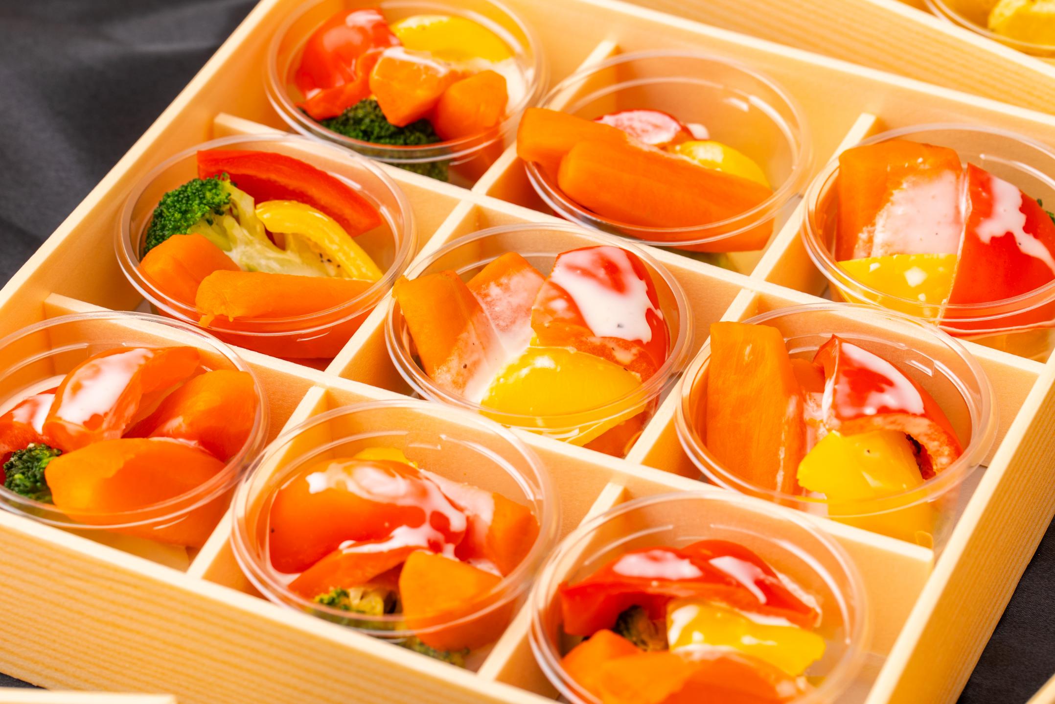 温菜野菜の彩りマリネ 〜爽快フレンチ仕立て〜	