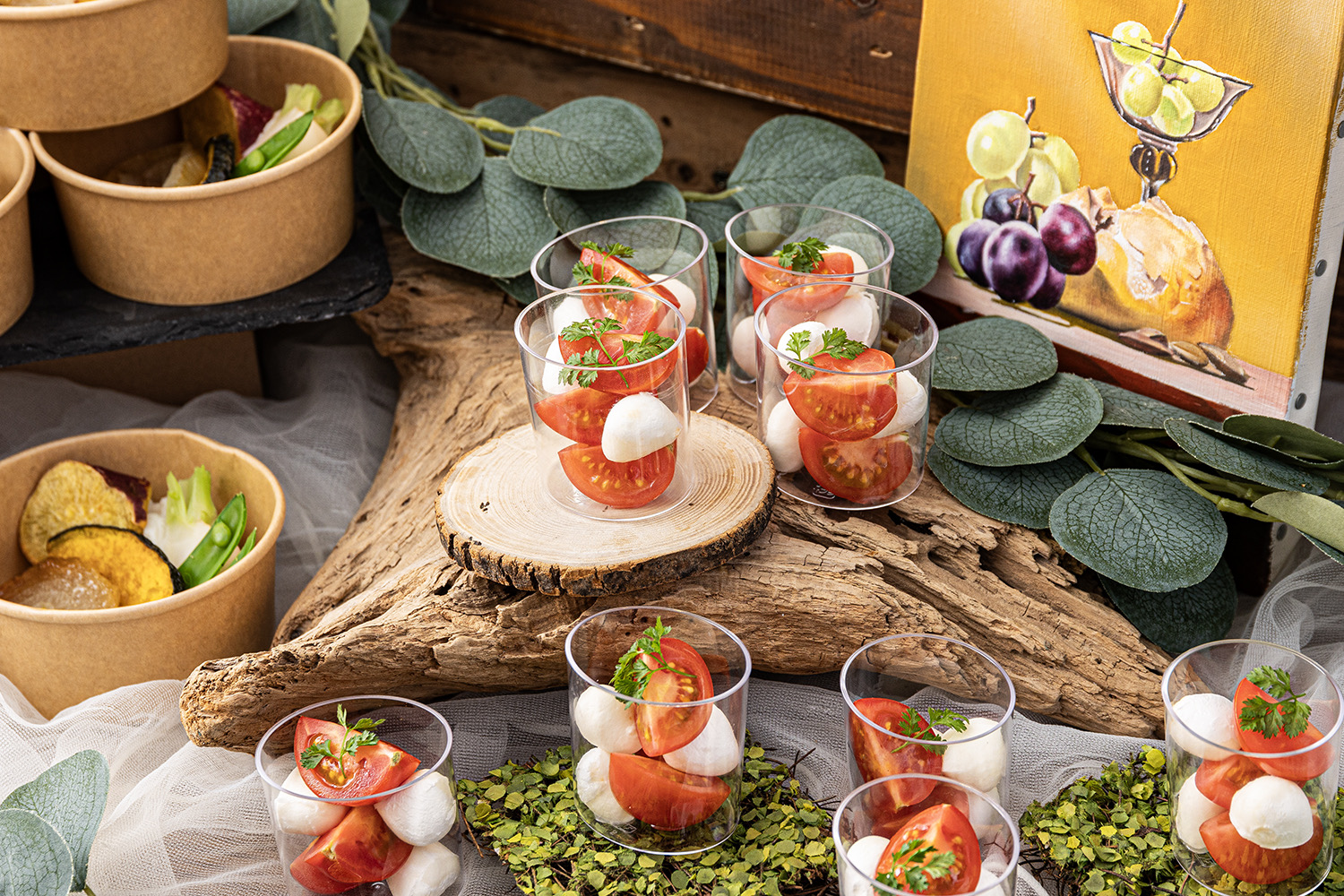 ブッファーラとトマトのカプレーゼ