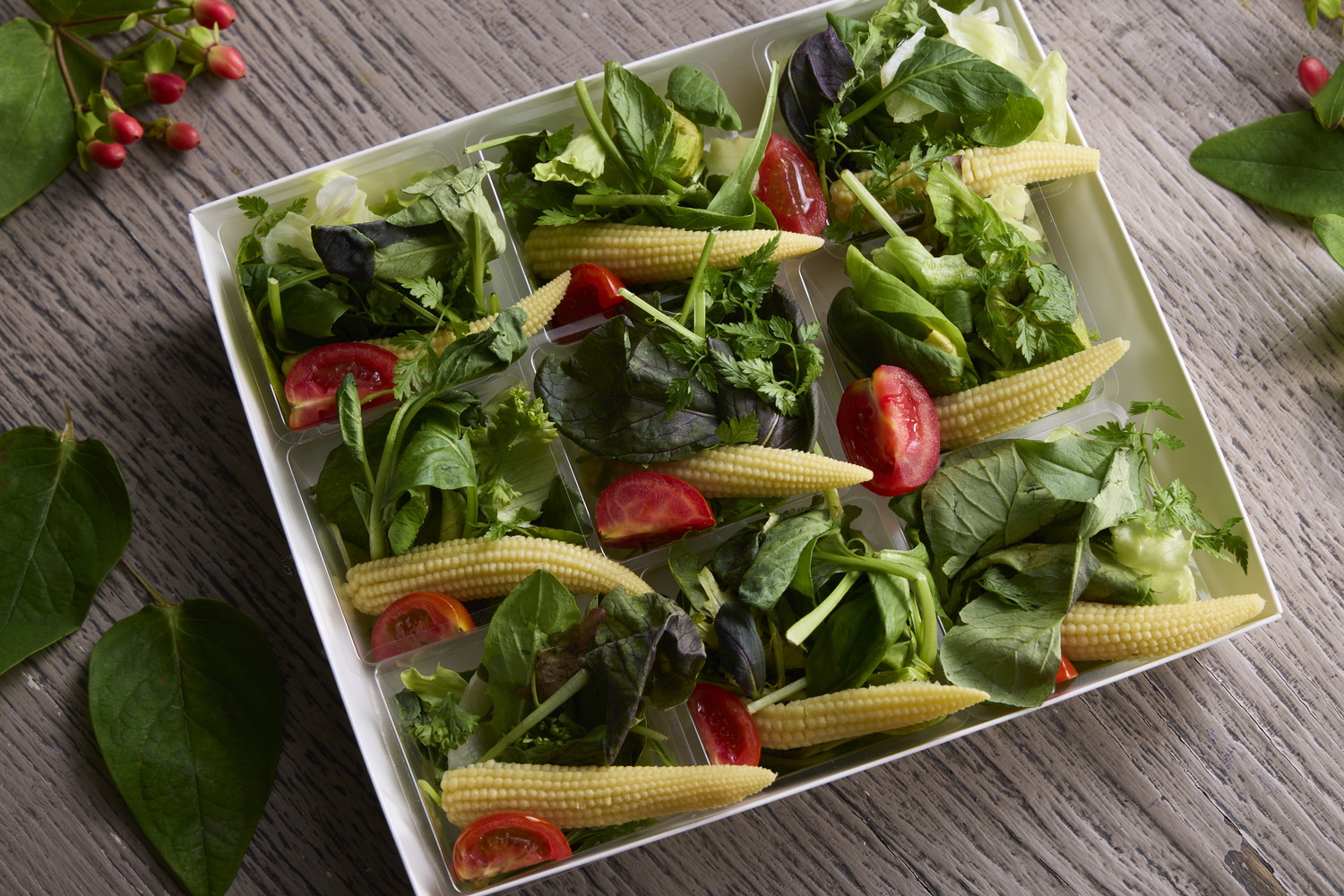 こだわり旬野菜のサラダ　季節のドレッシング
