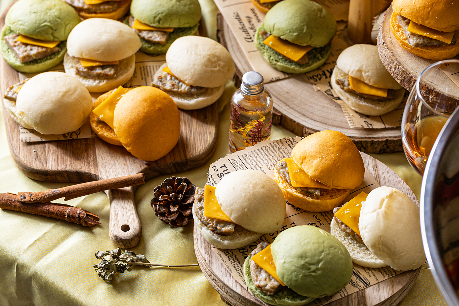 彩りバーガー