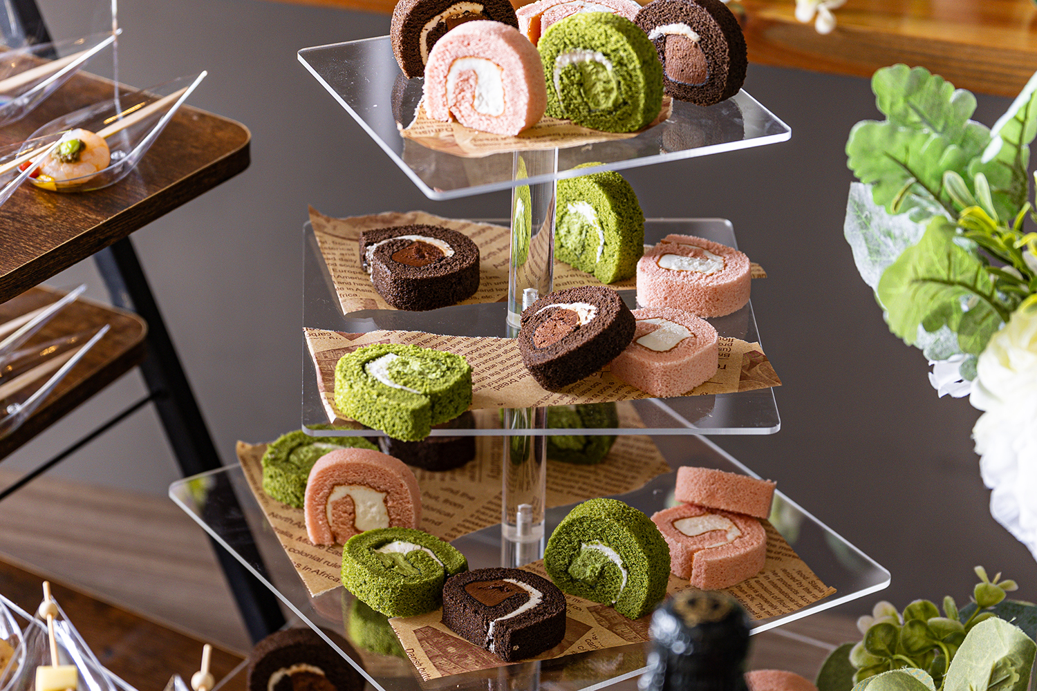 彩りロールケーキ
