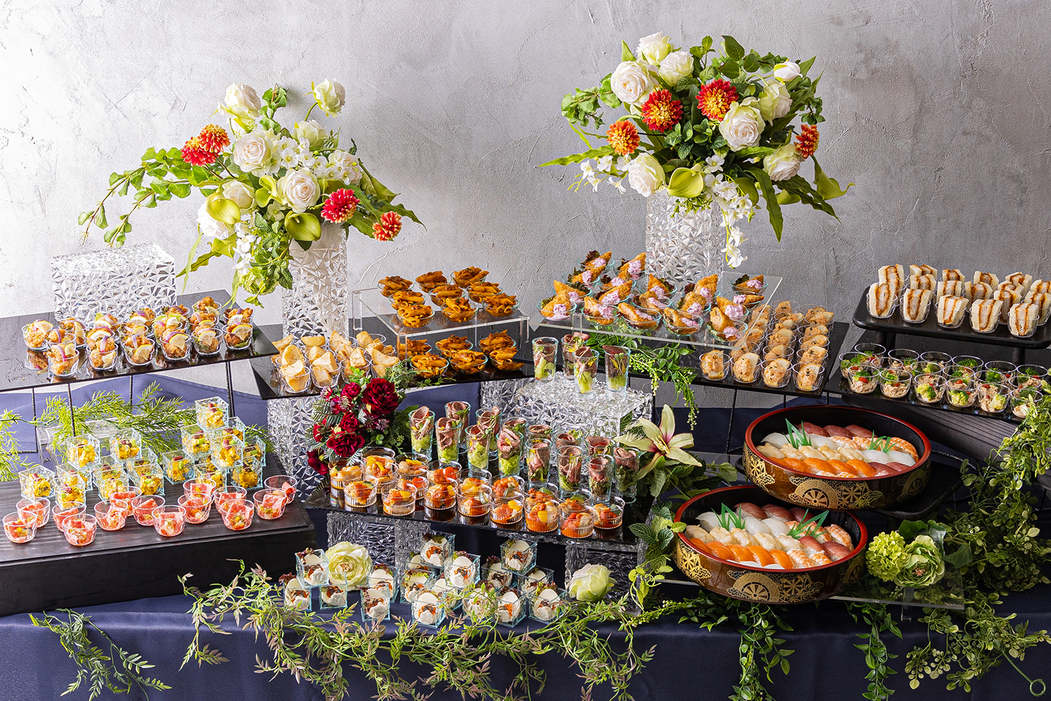 Finger Food & Sushi 舞　MAI 【握り寿司付きケータリング×15品】		画像0
